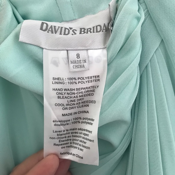 Mint David's Bridal Style Your Way Mesh Dress - Picture 11 of 14